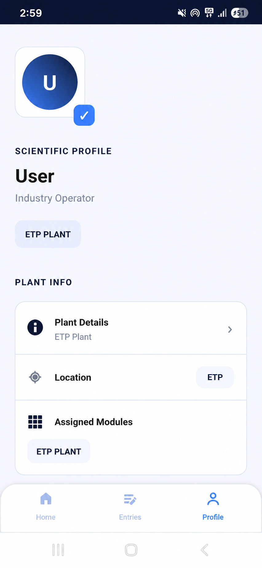 Step 4: Operator Profile
